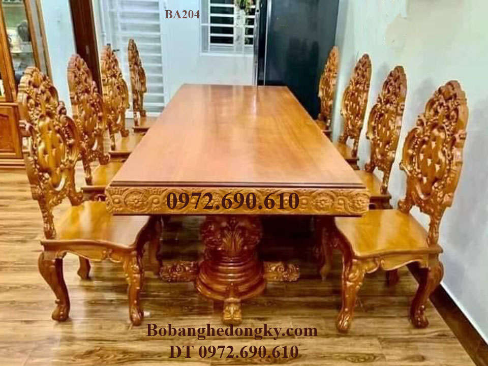 bộ bàn ghế ăn sang trọng