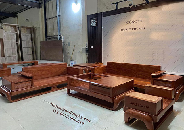 Bộ bàn ghế gỗ hương