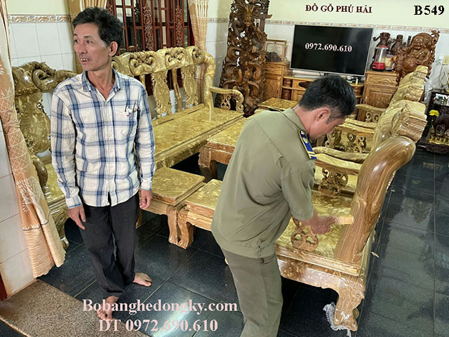 bộ bàn ghế gỗ nu nghiến