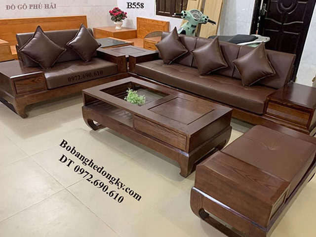 Bộ bàn ghế so pha gỗ
