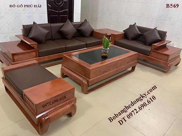 bộ bàn ghế sofa gỗ