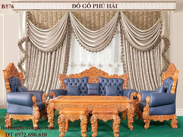 bộ bàn ghế sofa tân cổ điển