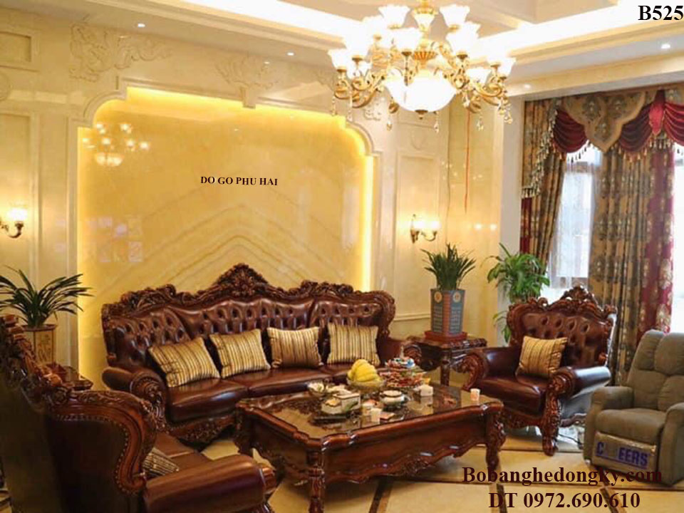 bộ bàn ghế sofa tân cổ điển