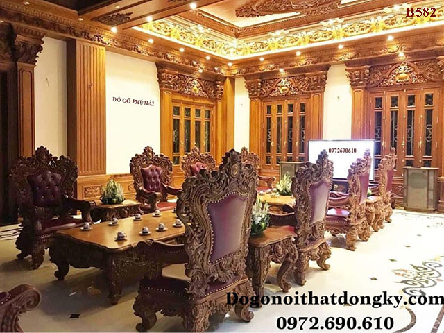 Bộ bàn ghế tân cổ điển