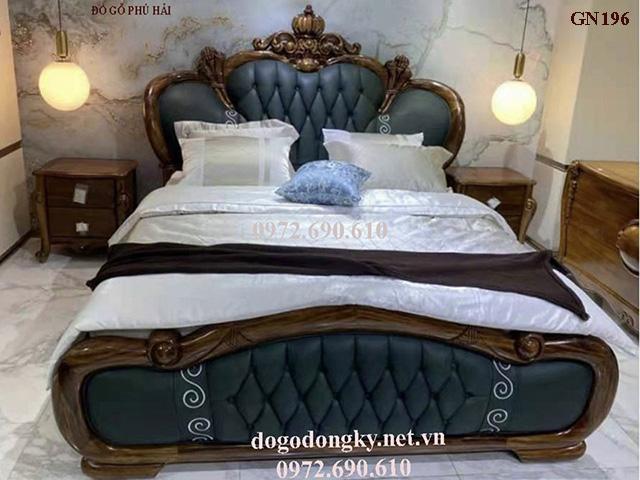 giường ngủ bọc nệm đẹp