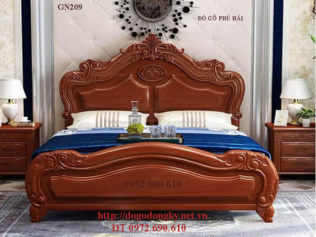 mẫu giường gỗ đẹp