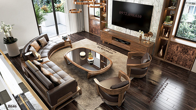 sofa phong khach go oc cho