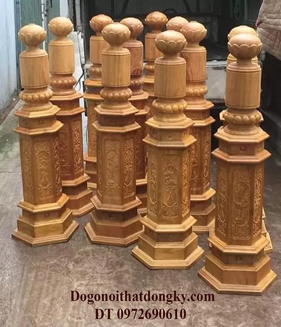 TRụ cầu thang lục giác