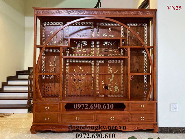 Tủ gỗ ngăn phòng