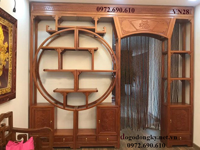 Tủ Phòng Khách Tấm Ngăn Phòng Decor Vách Ngăn Trang Trí TUTT19  ZataFu