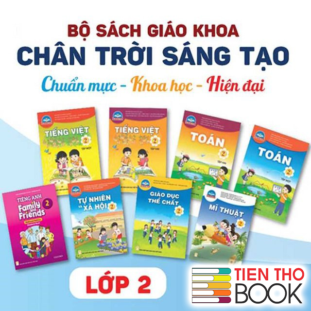 Bộ sách giáo khoa lớp 2 gồm những quyển sách nào? | Nhà sách Tiến Thọ