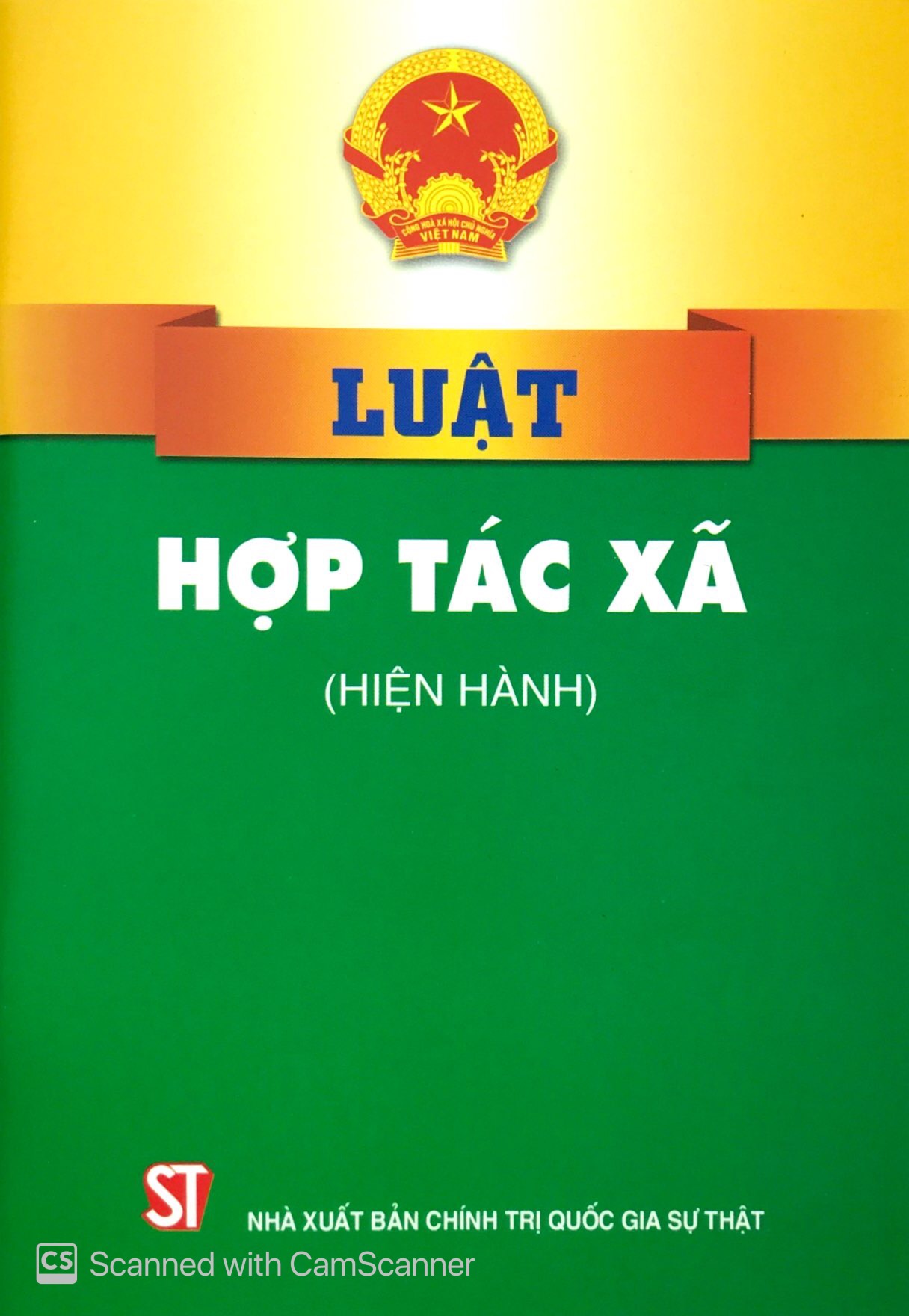 Luật Hợp Tác Xã (Hiện Hành)