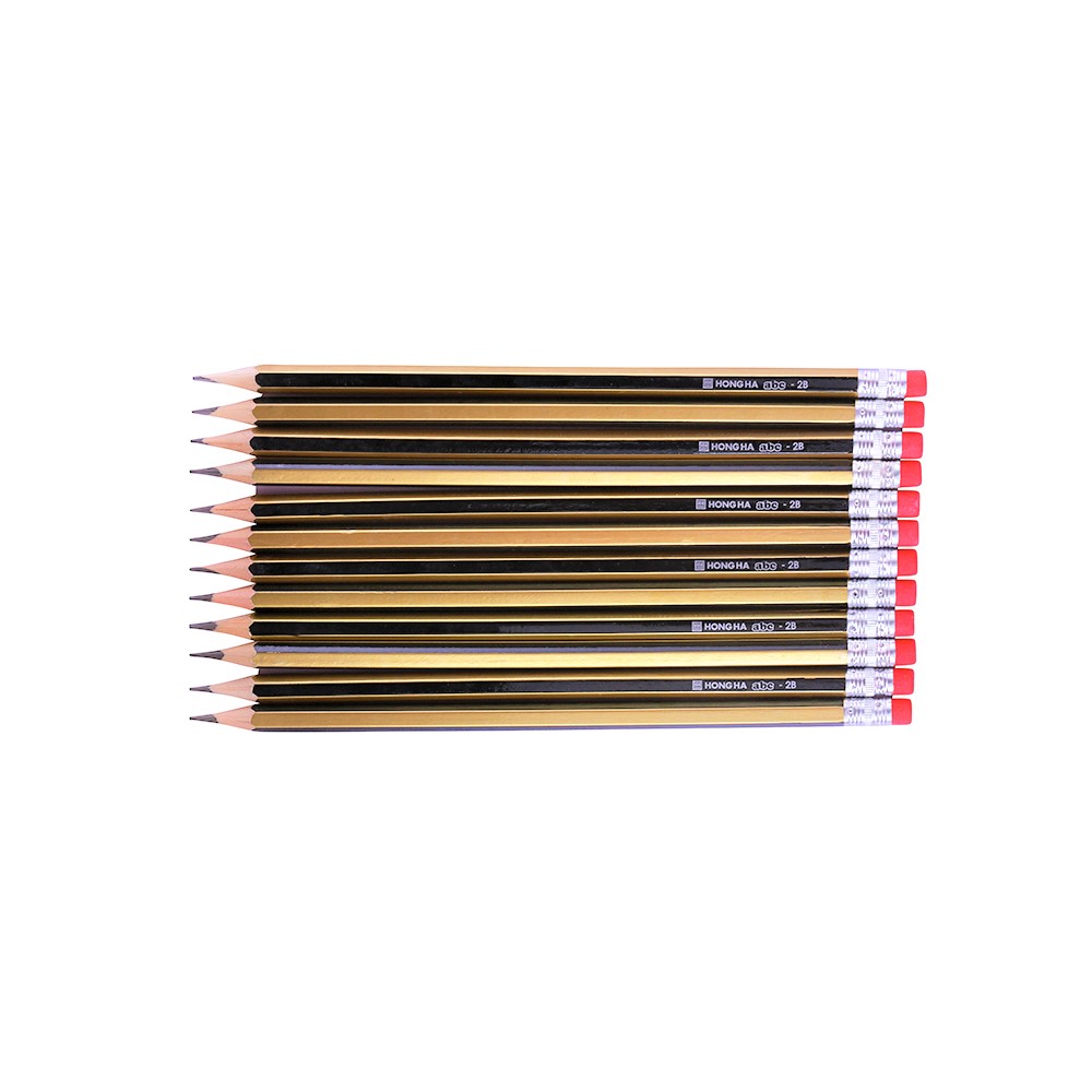 Bút Chì HB Hồng Hà Có Tẩy ABC-3400