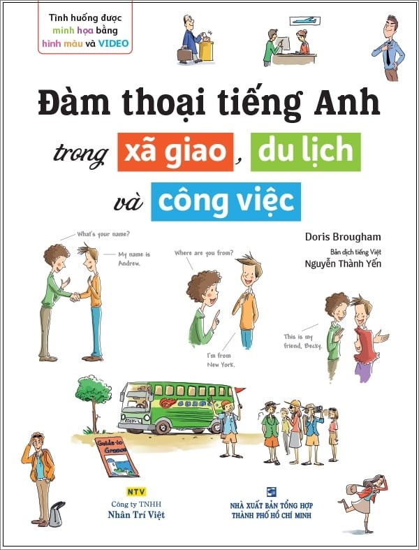 Đàm Thoại Tiếng Anh Trong Xã Giao, Du Lịch Và Công Việc (Kèm 1 Đĩa DVD)