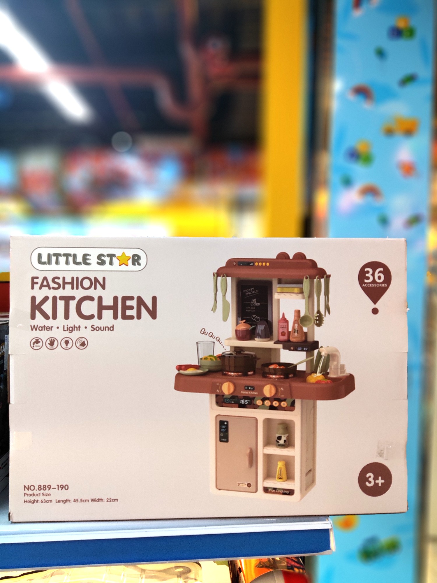 889-190 Bộ nhà bếp lớn -hồng