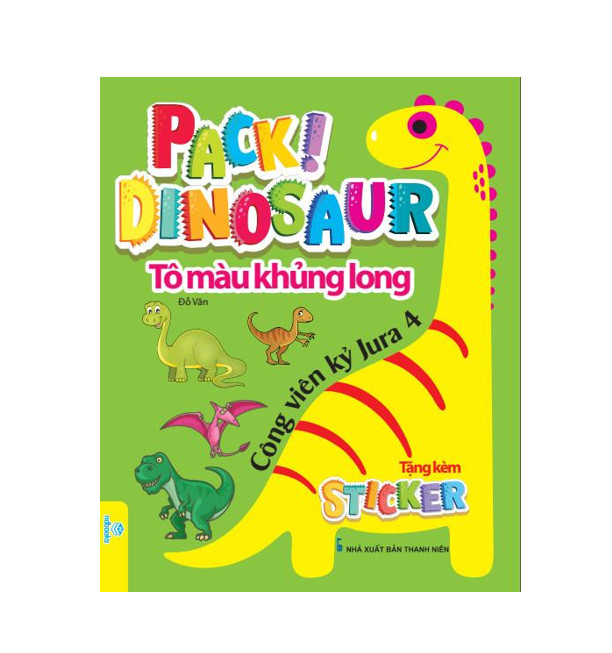Combo 4 cuốn Pack! Dinosaur - Tô Màu Khủng Long - Công viên kỷ Jura - ndbooks | Nhà Sách Tiến Thọ Combo 4 Cuốn Pack! Dinosaur - Tô Màu Khủng Long - Công Viên Kỷ Jura - Ndbooks | Nhà Sách Tiến Thọ