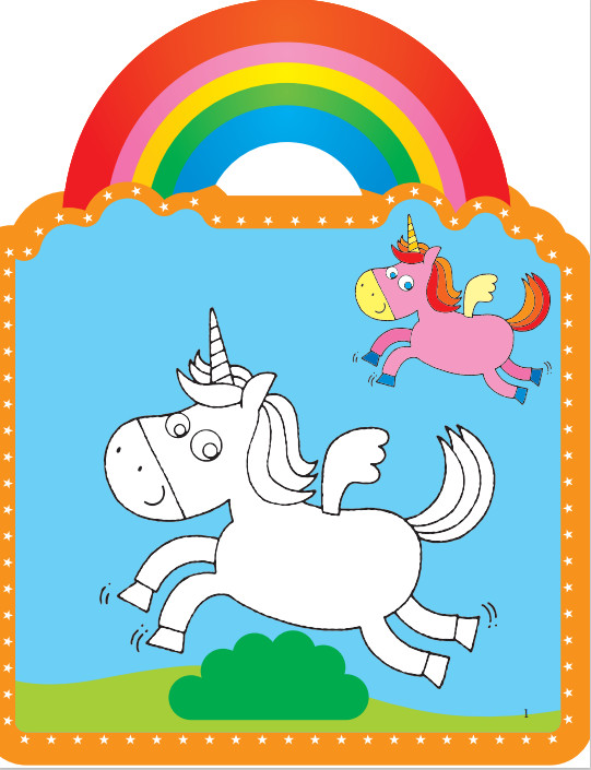 Unicorns Tô Màu Và Dán Hình 2 - Hơn 100 hình dán siêu xinh - ndbooks