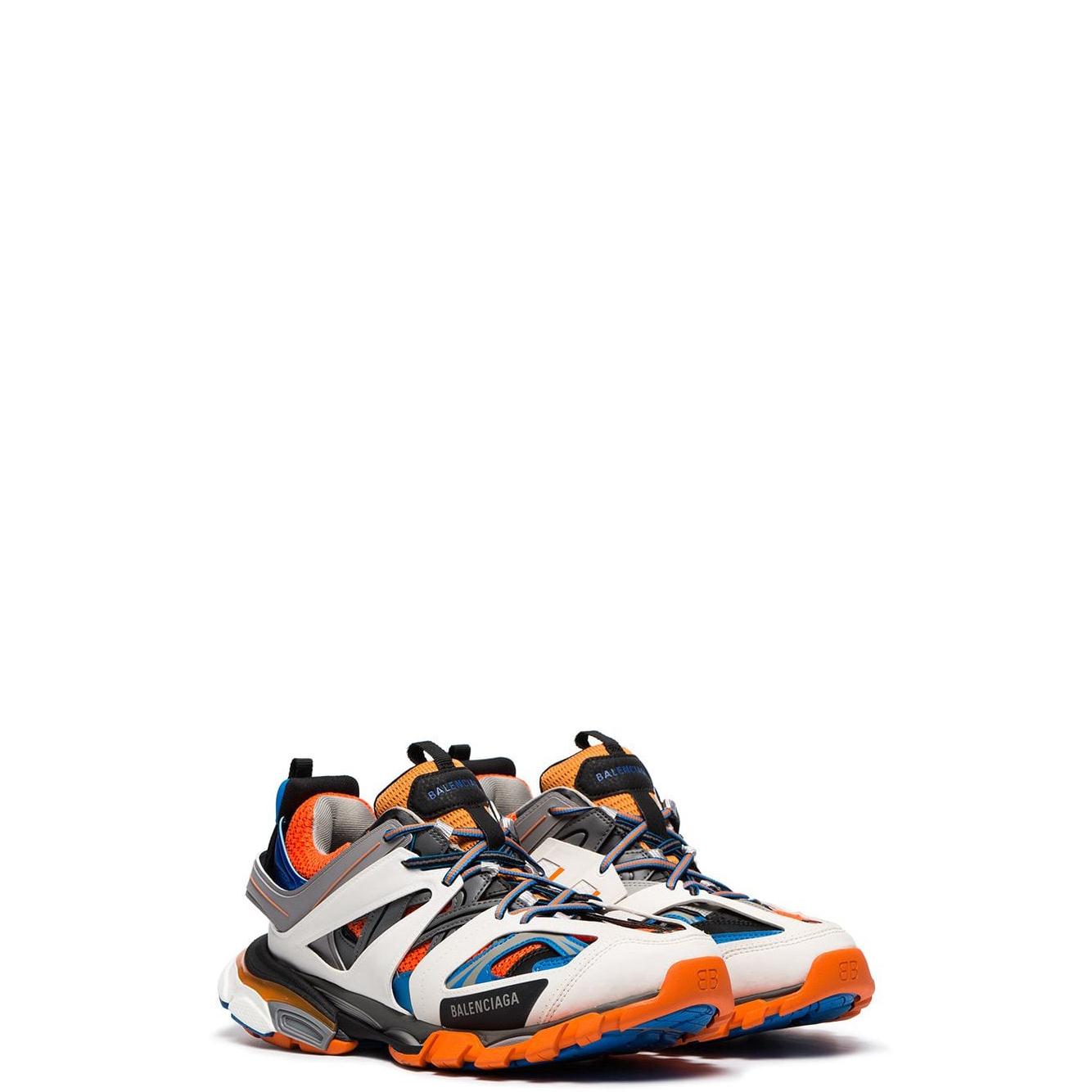 balenciaga multicoloured track trainers