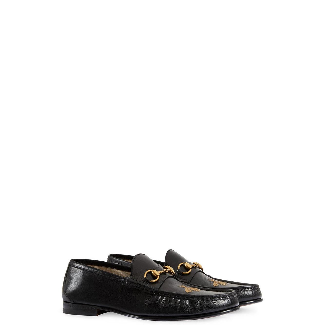 GIÀY LOAFER GUCCI LEATHER WITH BEE CHUẨN 1:1 AUTHENTIC HEAVEN SHOP - SINCE  2013 -