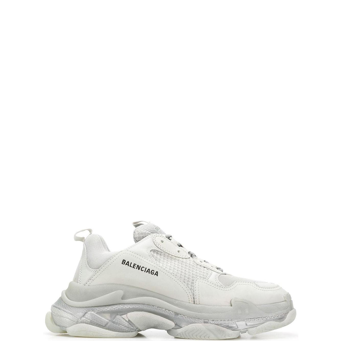 triple s clear sole white