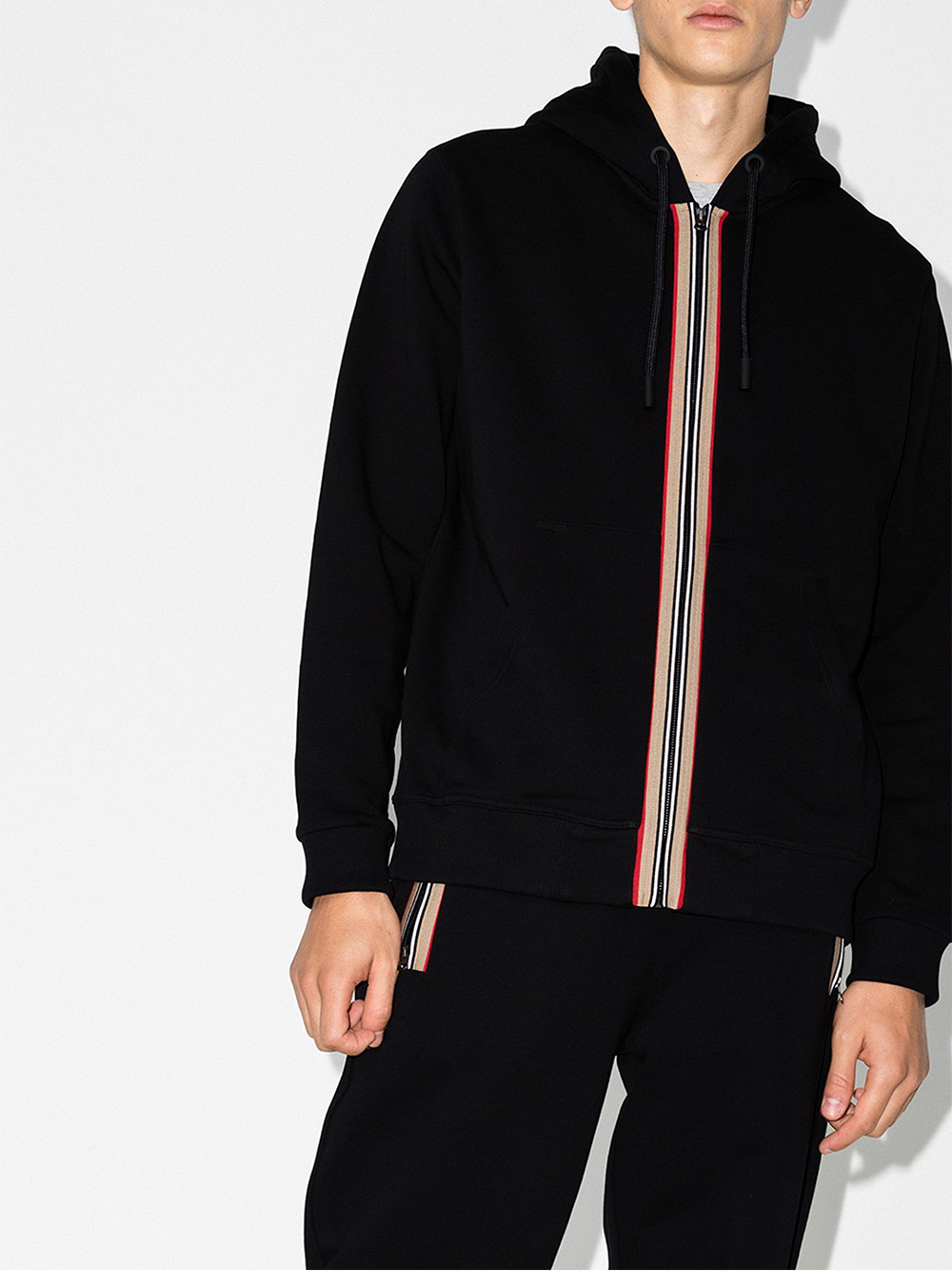 ÁO HOODIE BURBERRY ICON STRIPE ZIP-UP CHUẨN 1:1 AUTHENTIC HEAVEN SHOP -  SINCE 2013 -