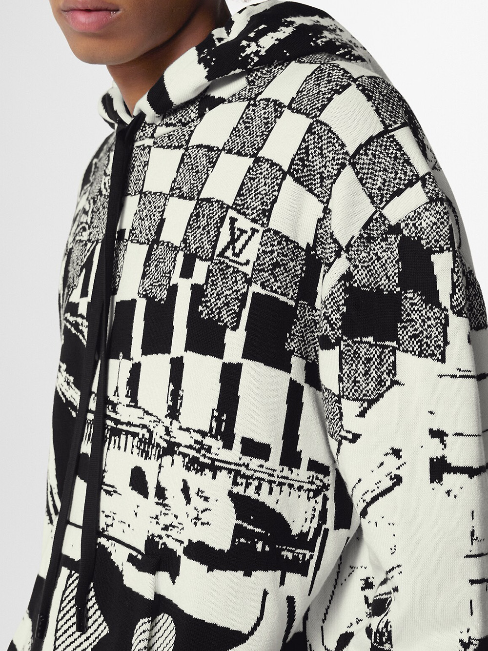 Louis Vuitton Parisian Collage Jacquard Hoodie