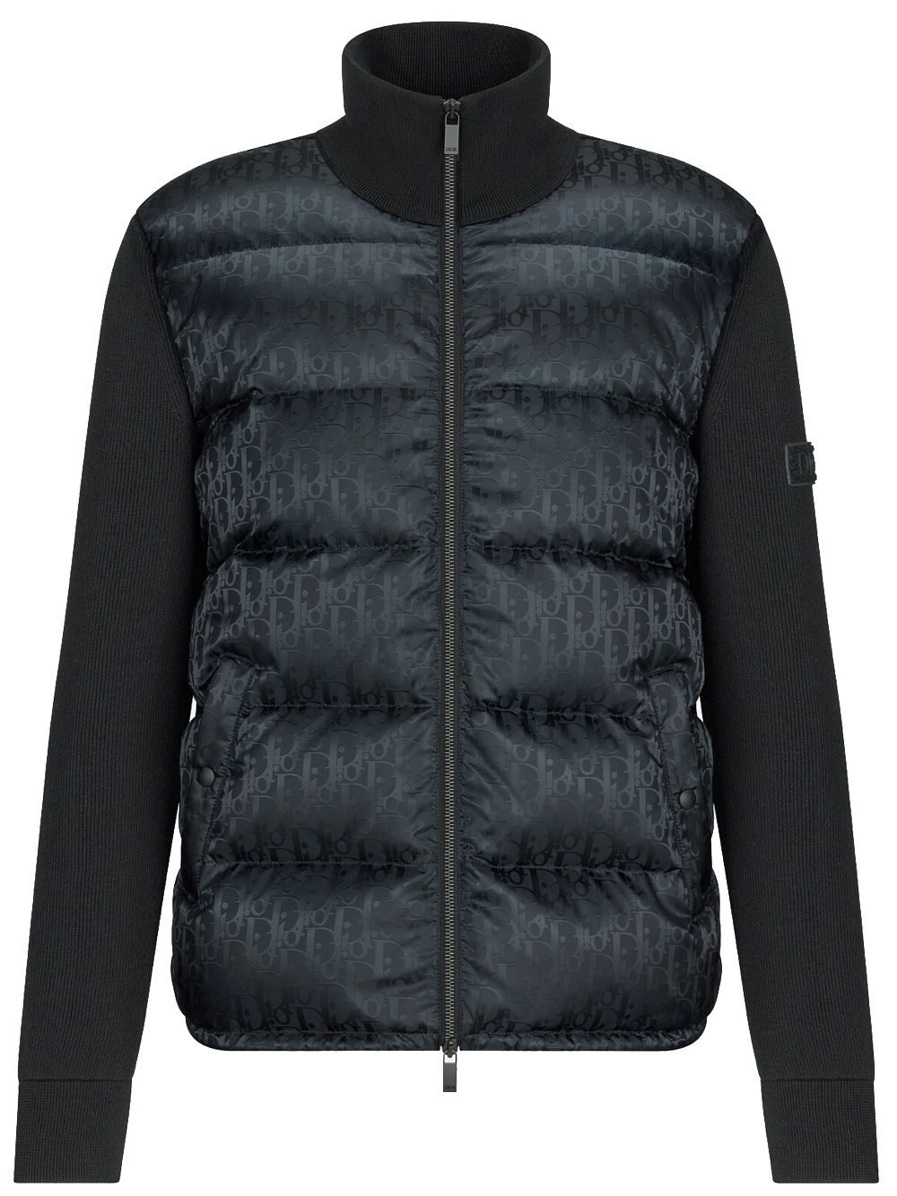 Dior Oblique Jacket Black Wool Knit