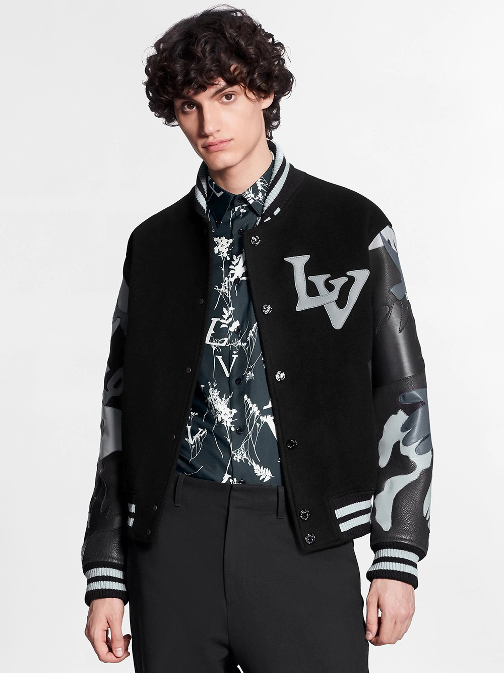 Frank Clark LV Varsity Jacket  William Jacket