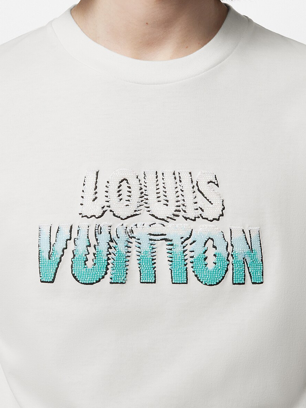 Louis Vuitton Embroidered Beads T-Shirt