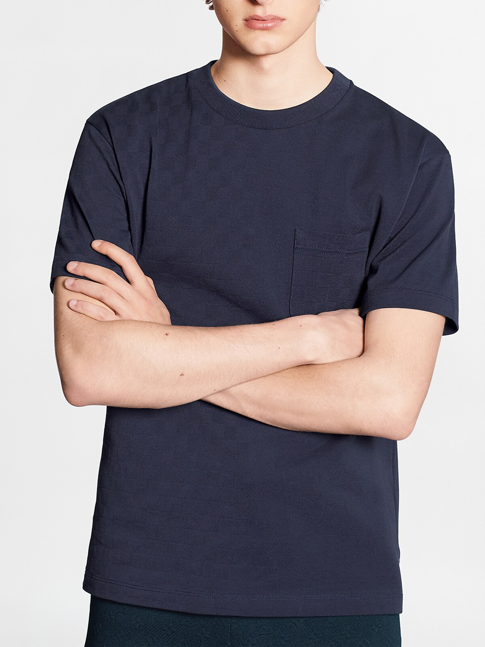 Louis Vuitton DAMIER Half damier pocket t-shirt