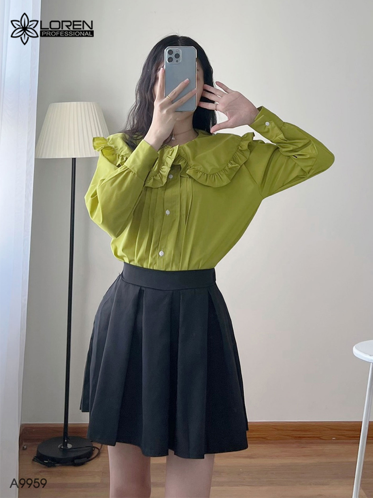 Set nữ LOREN xanh bơ A9959