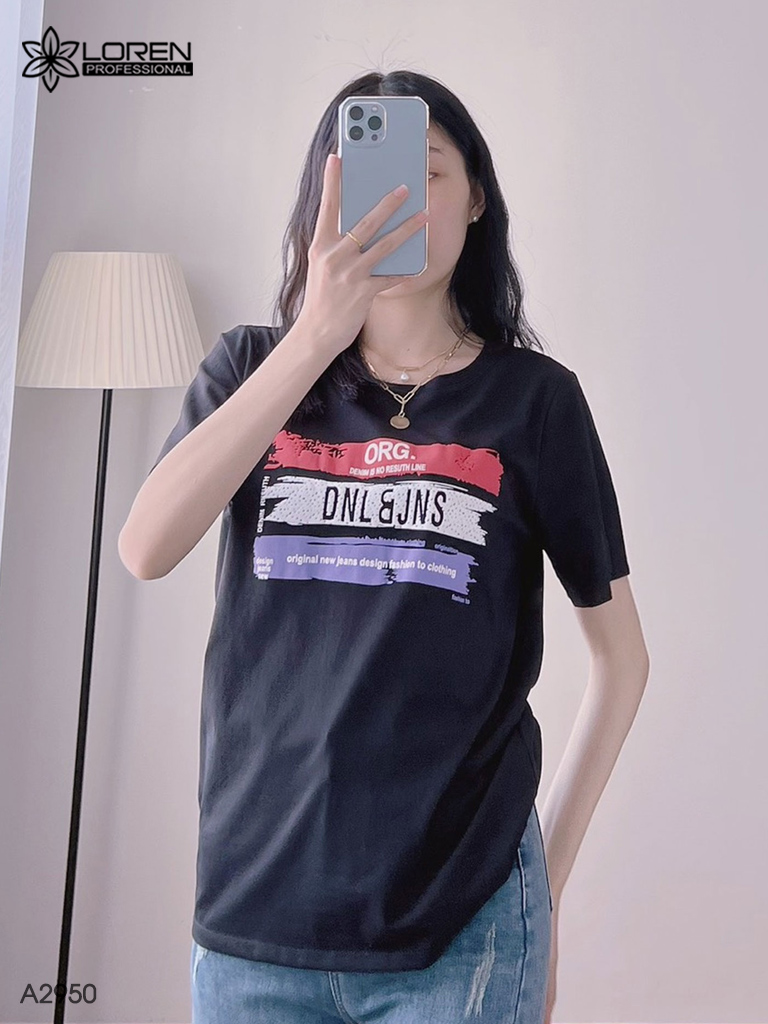 Áo thun nữ LOREN org tay ngắn A2950