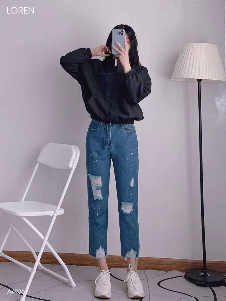 Áo khoác LOREN dù cổ cao A4936