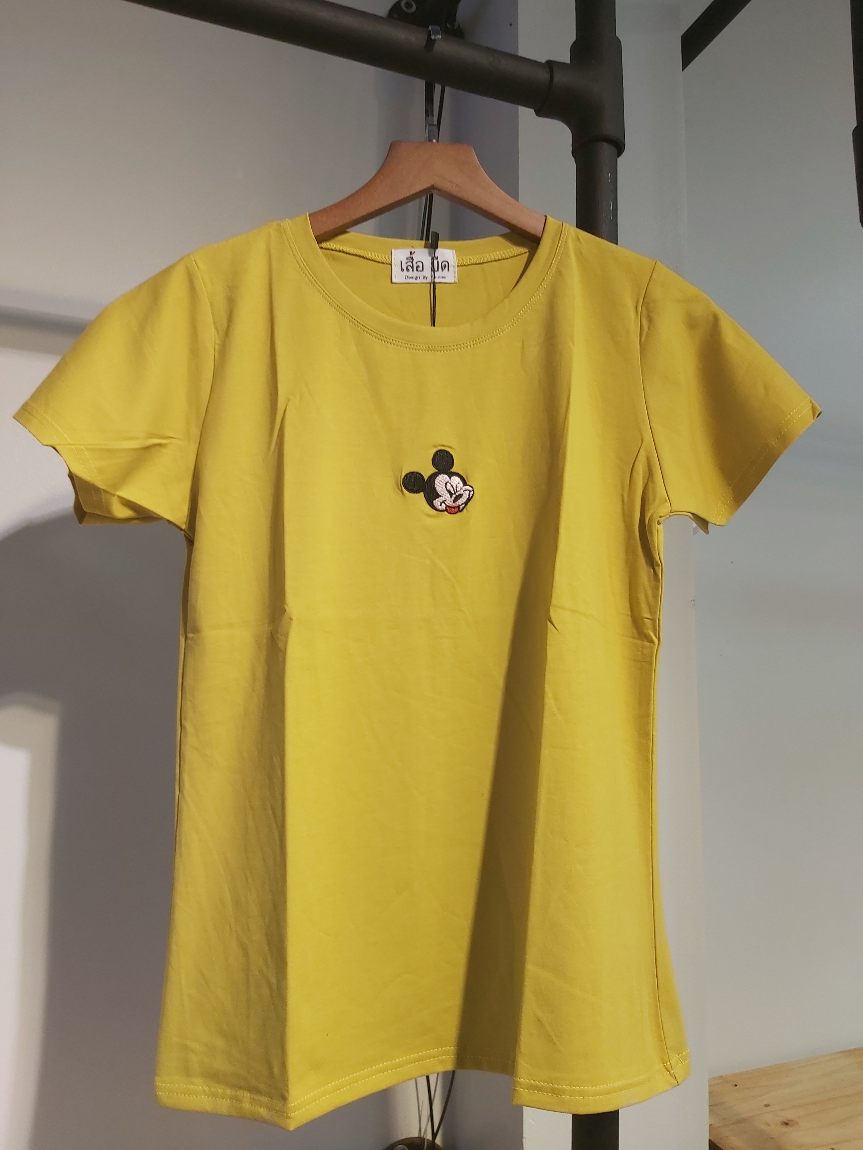 Áo thun nữ mickey vàng A2004