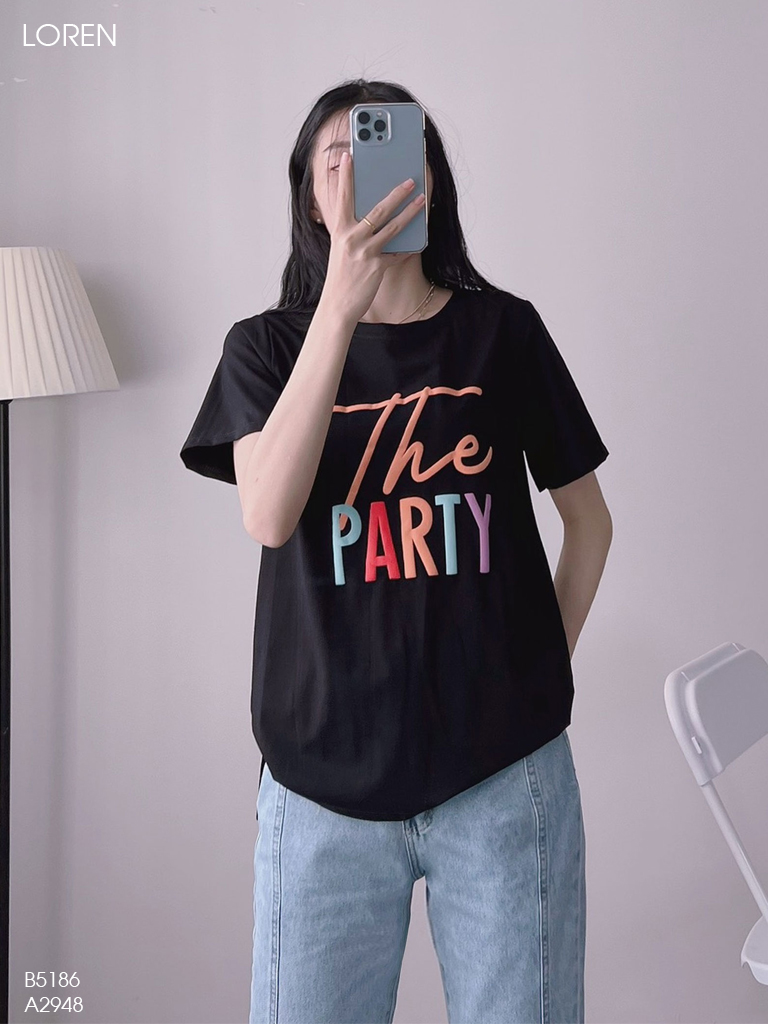 Áo thun nữ LOREN the party tay ngắn A2948