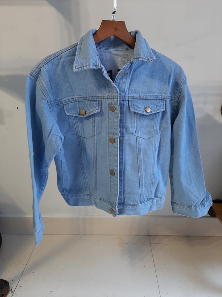 Áo khoác jean LOREN nice to xanh A4088