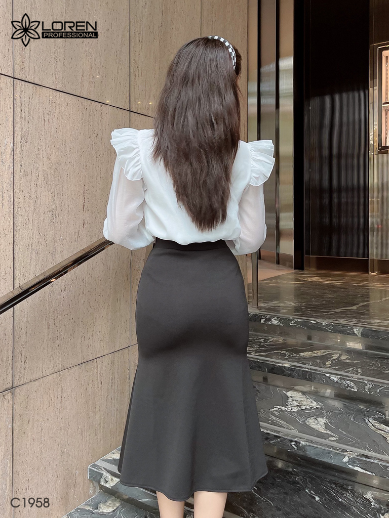 Chân váy nữ LOREN đuôi cá C1958