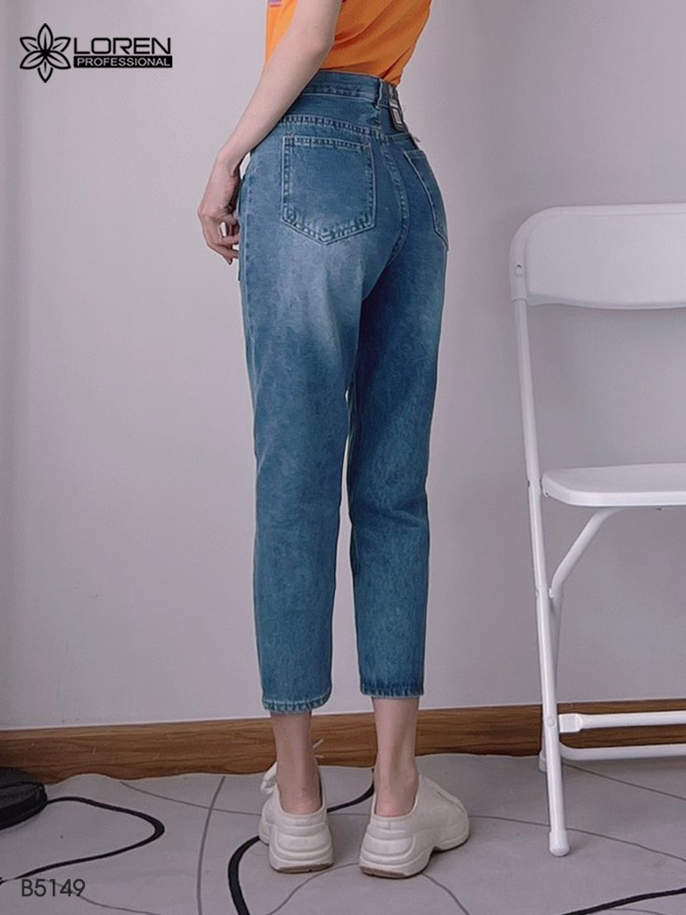 Quần jean baggy LOREN kiểu túi đắp B5149