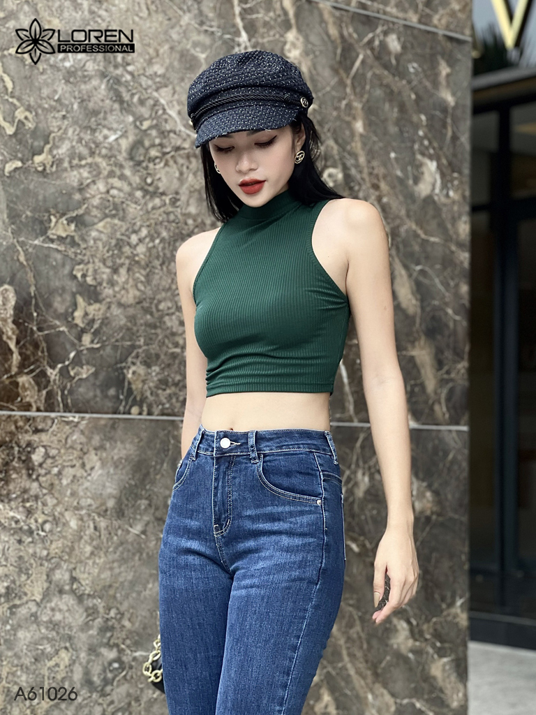 Áo nữ LOREN bo gân sát nách A61026
