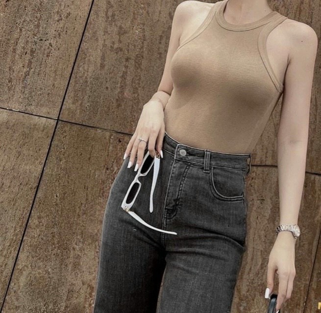 Áo thun nữ LOREN ba lỗ A6979