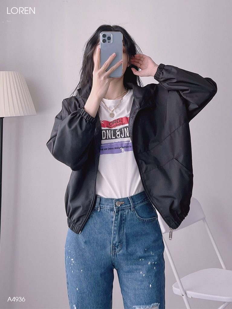 Áo khoác LOREN dù cổ cao A4936