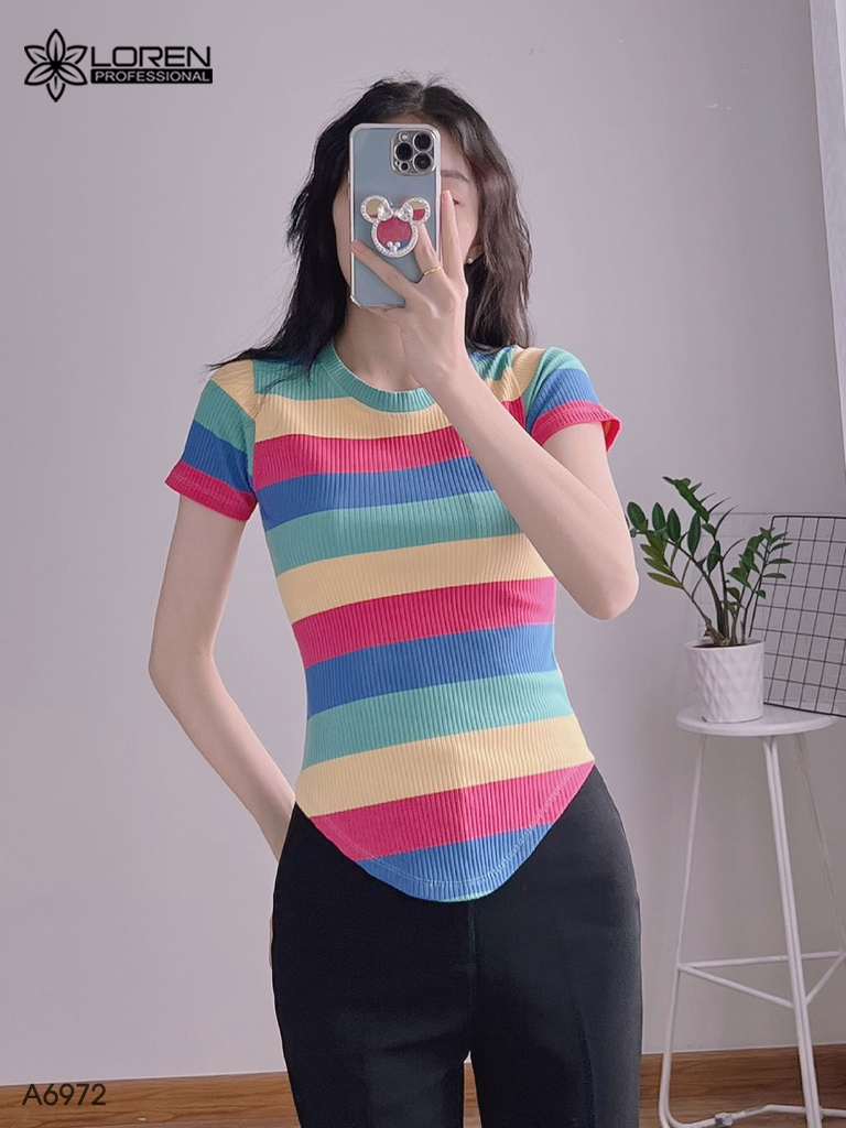 Áo nữ LOREN vạt bầu A6972