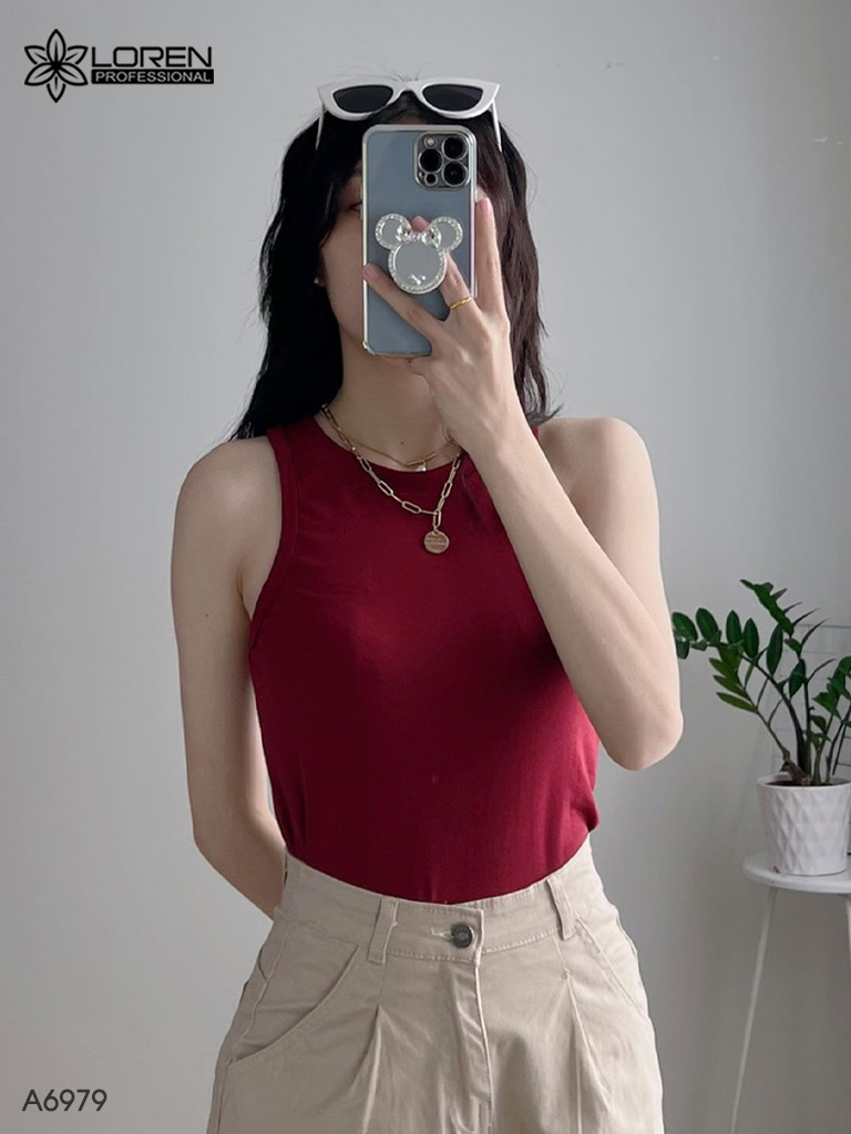 Áo thun nữ LOREN ba lỗ A6979