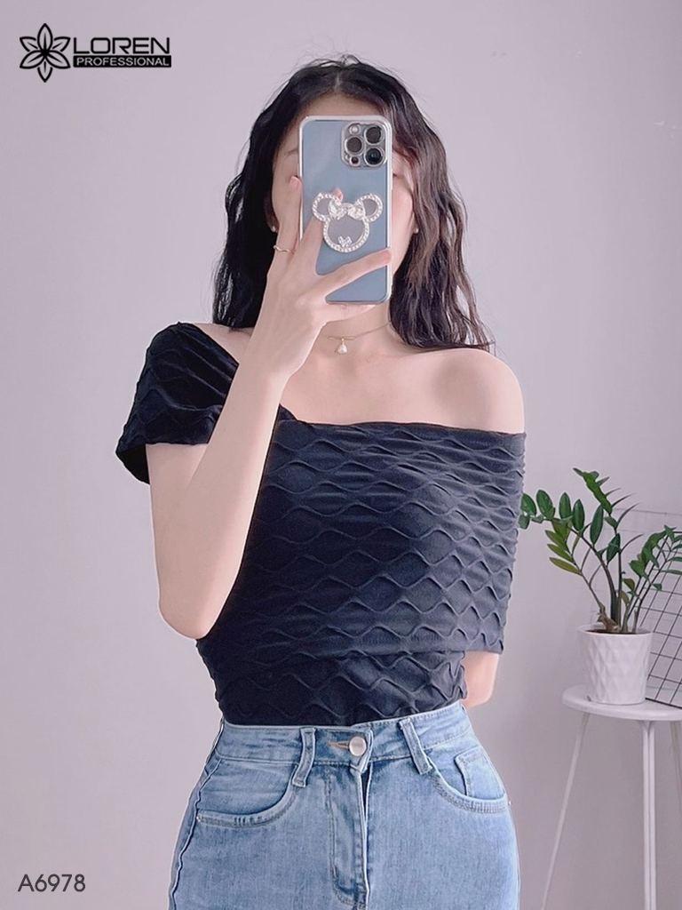 Áo thun nữ LOREN bẹt vai A6978