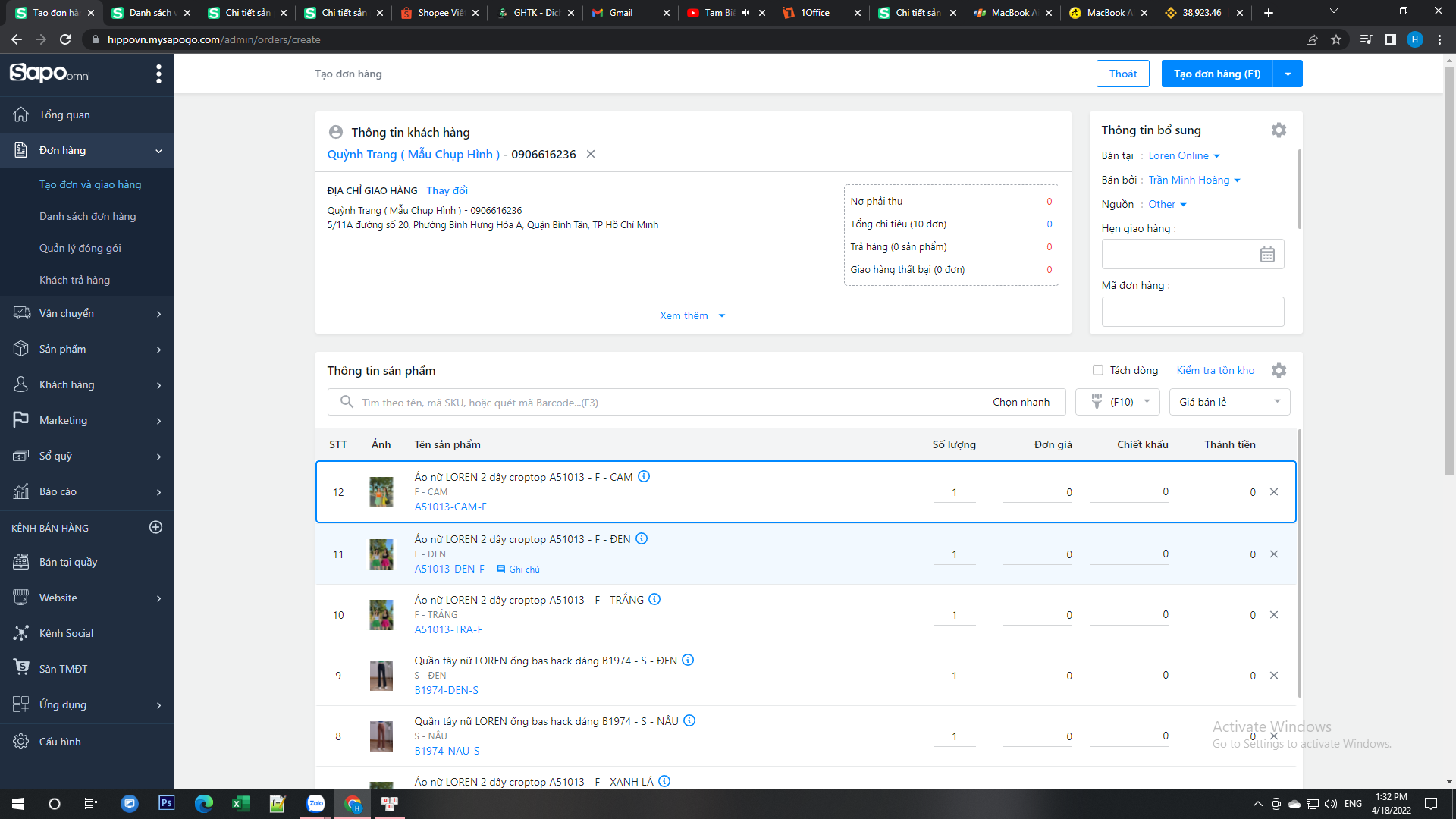 Đầm nhung ngực bèo tầng cam C1508
