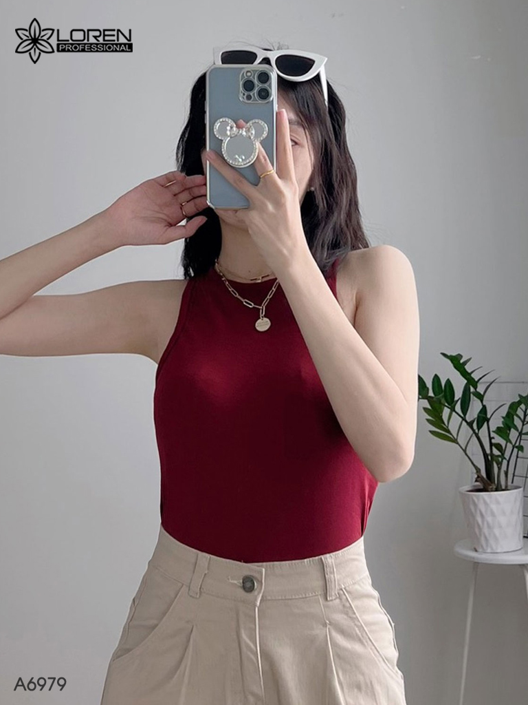 Áo thun nữ LOREN ba lỗ A6979