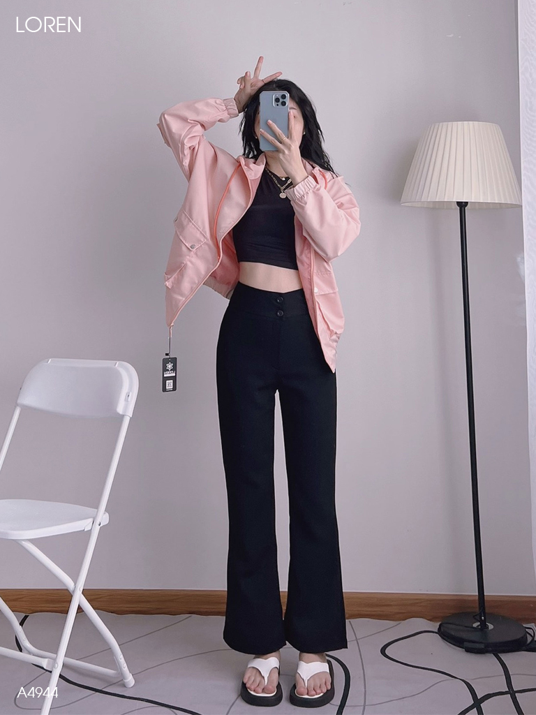 Áo khoác LOREN dù 2 túi hộp A4944