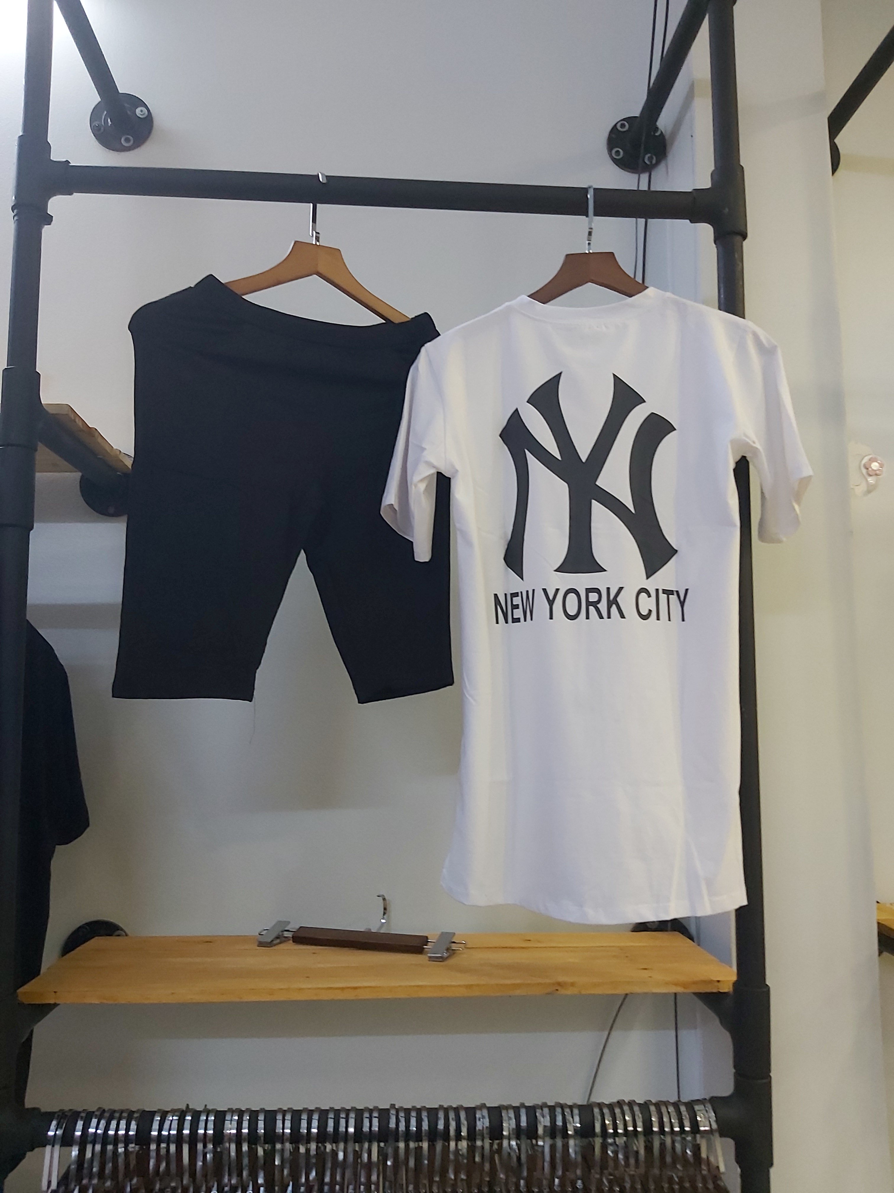 Sét thun nữ lửng ny trắng A0942