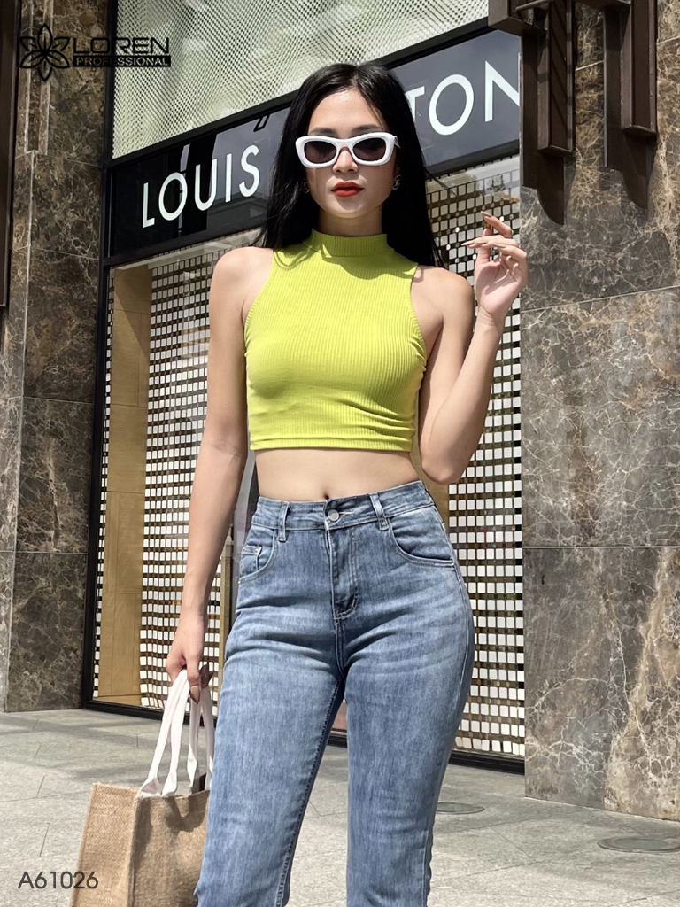 Áo nữ LOREN bo gân sát nách A61026