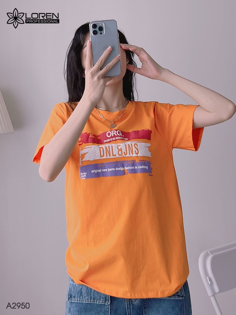 Áo thun nữ LOREN org tay ngắn A2950